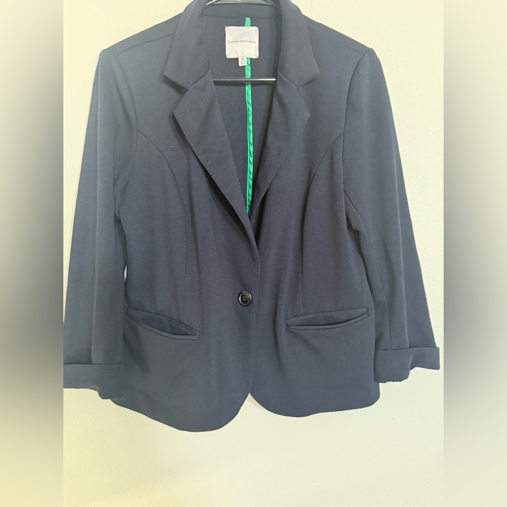 Catherine Malandrino Navy Blazer